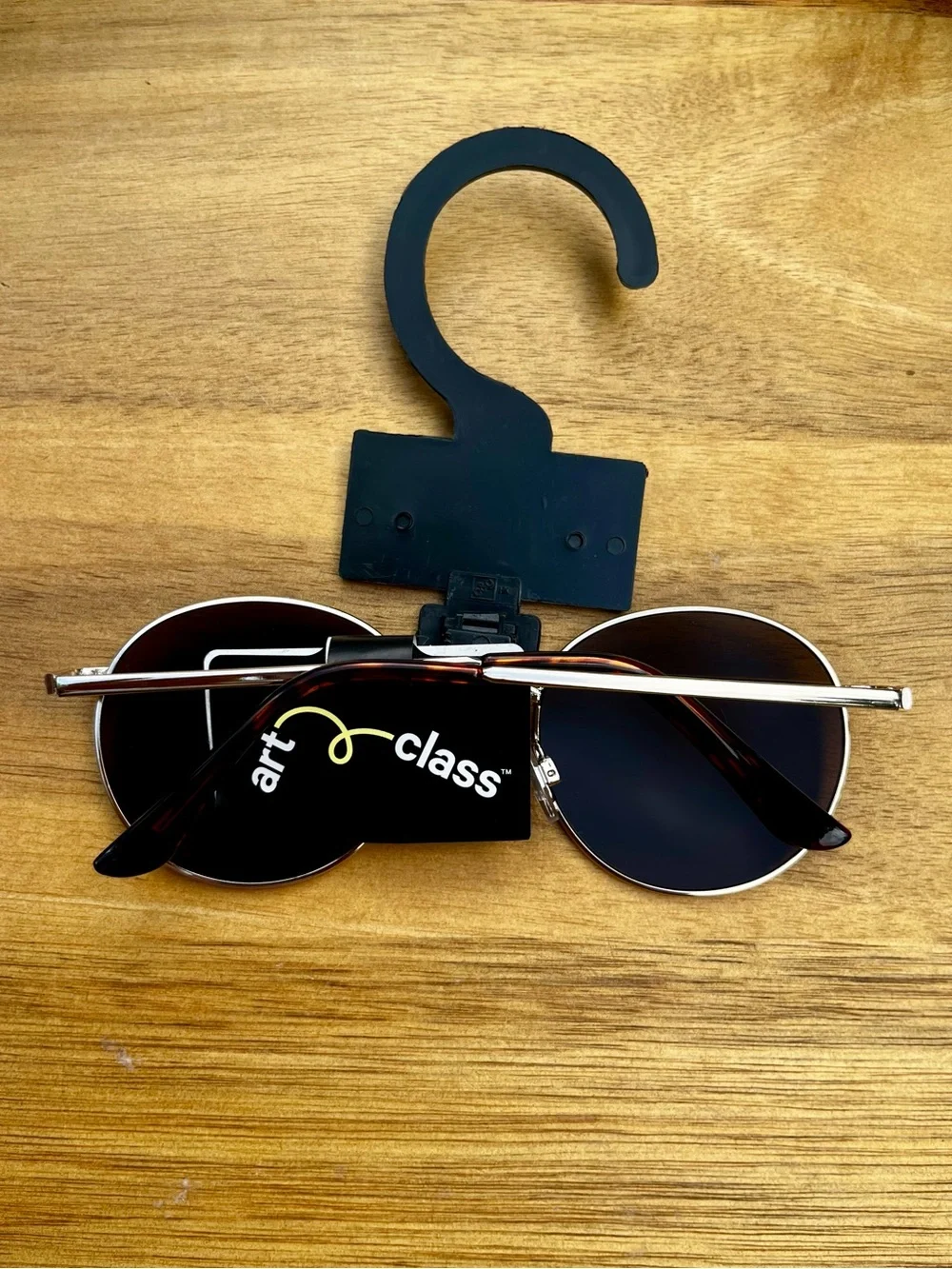 *3/$15, Art Class Round Kids Sunglasses - Gold Metal Frame & Brown Lenses